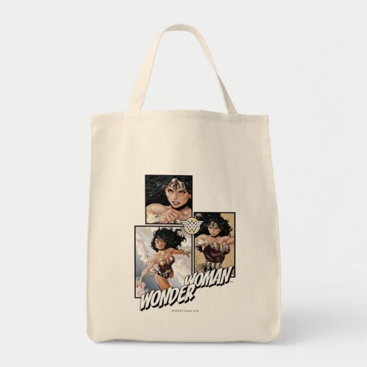 Wonder Woman New 52 Comic Art Graphic Tote Bag (Voorkant)