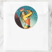 Wonder Woman New 52 Comic Hoesje #7 Ronde Sticker (Tas)