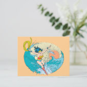 Wonder Woman Ocean Sky Briefkaart (Staand voorkant)