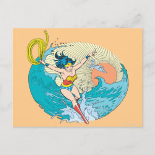 Wonder Woman Ocean Sky Briefkaart