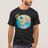 Wonder Woman Ocean Sky T-shirt (Voorkant)