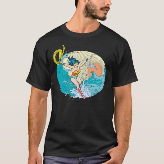 Wonder Woman Ocean Sky T-shirt (Voorkant)
