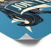 Wonder Woman on Horse Comic Art Poster (Hoek)