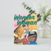 Wonder Woman Onzichtbare Trail Briefkaart (Staand voorkant)