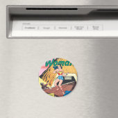 Wonder Woman Onzichtbare Trail Magneet (Insitu (Vaatwasser))