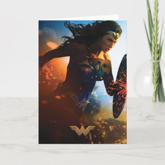 Wonder Woman op slagveld Kaart (Voorkant)