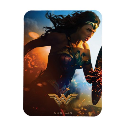 Wonder Woman op slagveld Magneet (Verticaal)