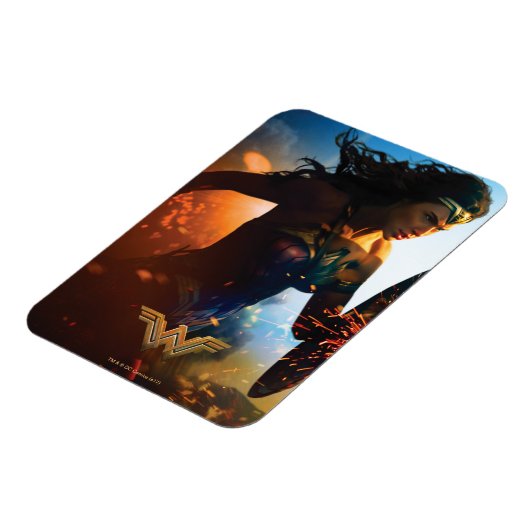 Wonder Woman op slagveld Magneet (Linkerzijde)