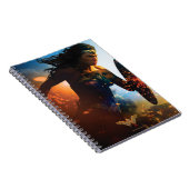 Wonder Woman op slagveld Notitieboek (Rechterzijde)