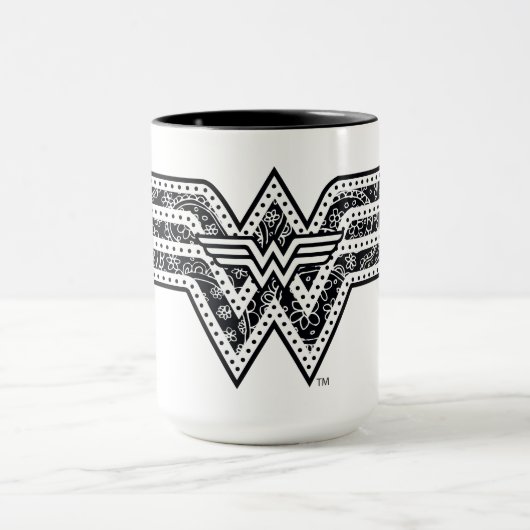 Wonder Woman Paisley Logo Mok (Midden)
