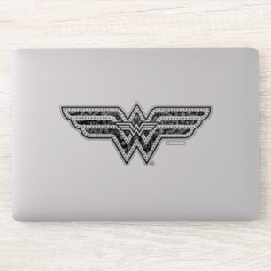 Wonder Woman Paisley Logo Sticker