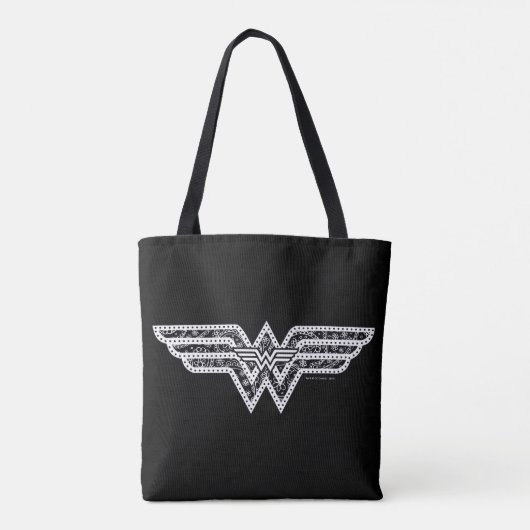 Wonder Woman Paisley Logo Tote Bag (Achterkant)