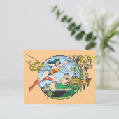 Wonder Woman Paradise Briefkaart (Staand voorkant)