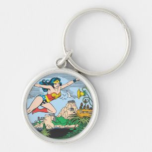 Wonder Woman Paradise Island Sleutelhanger
