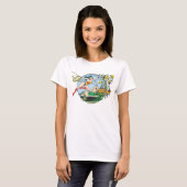 Wonder Woman Paradise T-shirt (Voorkant volledig)