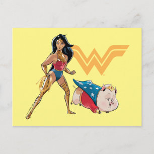 Wonder Woman & PB Briefkaart