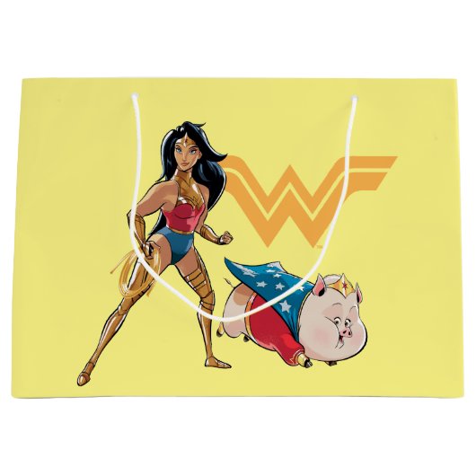 Wonder Woman & PB Groot Cadeauzakje (Voorkant)