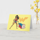 Wonder Woman & PB Kaart (Gele Bloem)