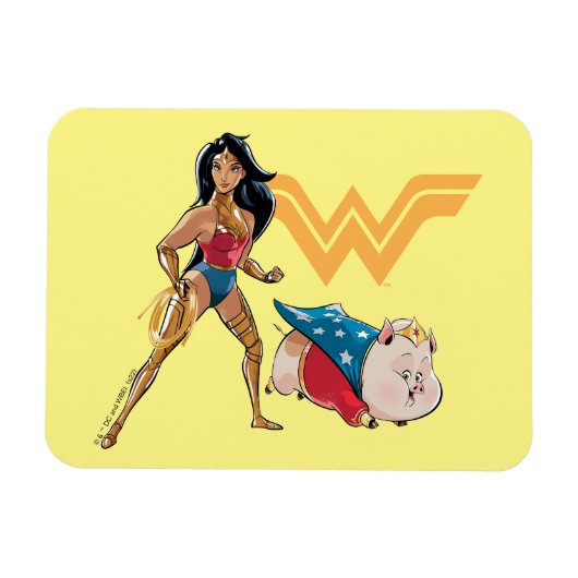 Wonder Woman & PB Magneet (Horizontaal)