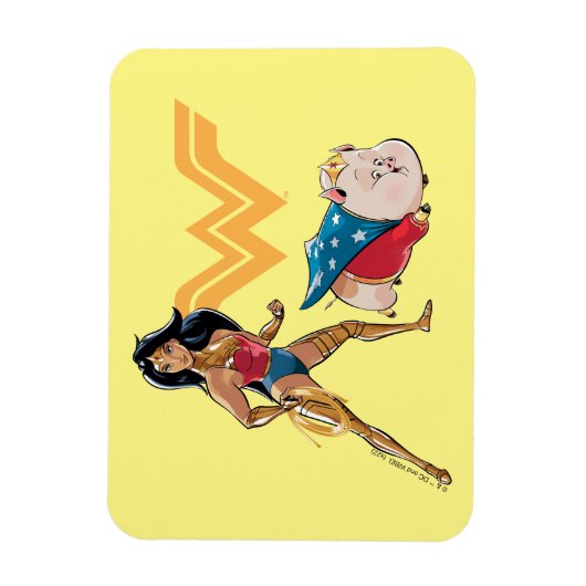 Wonder Woman & PB Magneet (Verticaal)