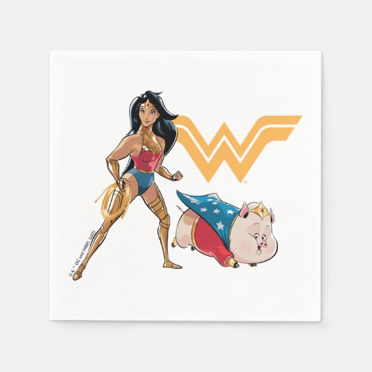 Wonder Woman & PB Servet (Voorkant)