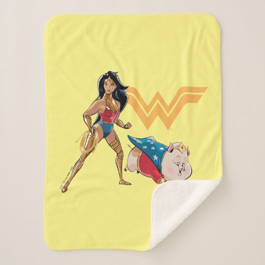 Wonder Woman & PB Sherpa Deken (Voorkant)