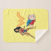 Wonder Woman & PB Sherpa Deken (Voorkant (horizontaal))