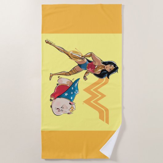Wonder Woman & PB Strandlaken (Voorkant)