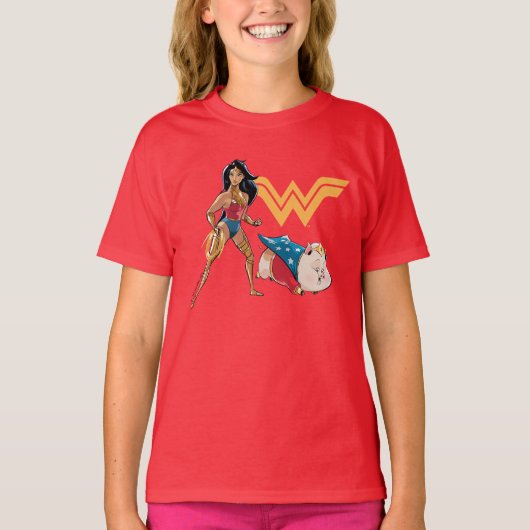 Wonder Woman & PB T-shirt (Voorkant)