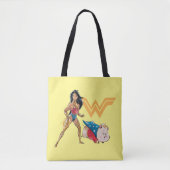Wonder Woman & PB Tote Bag (Voorkant)