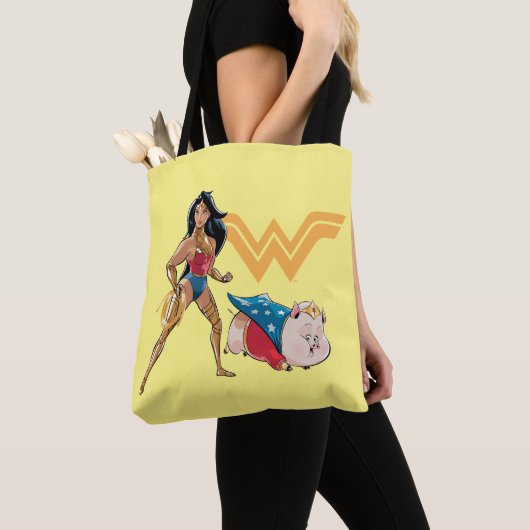 Wonder Woman & PB Tote Bag (Dichtbij)