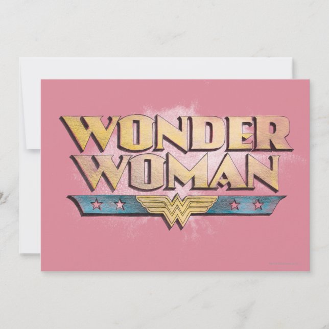 Wonder Woman Pencil Logo (Voorkant)