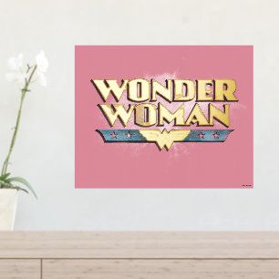 Wonder Woman Pencil Logo Folie Afdrukken