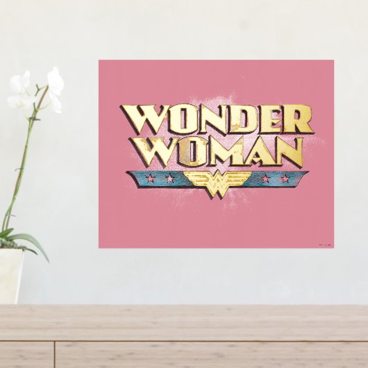 Wonder Woman Pencil Logo Folie Afdrukken (Insitu (Entree Tafel))