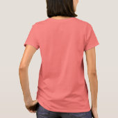 Wonder Woman Pink and Black Checker Mesh Logo T-shirt (Achterkant)