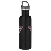 Wonder Woman Pink and Black Checker Mesh Logo Waterfles (Achterkant)