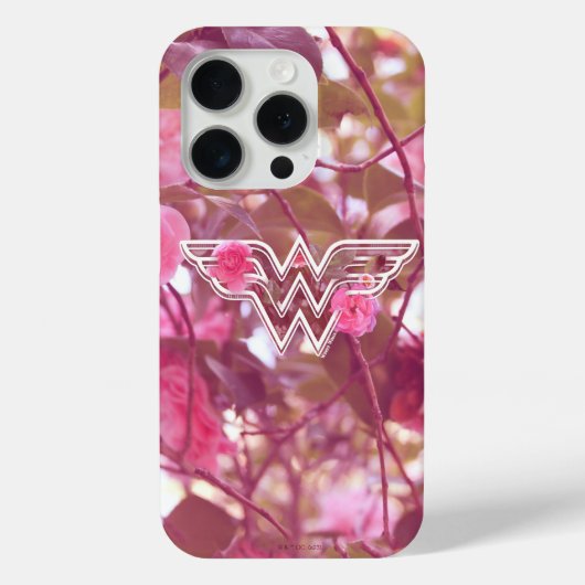 Wonder Woman Pink Camellia Flowers Logo Case-Mate iPhone Case (Achterkant)