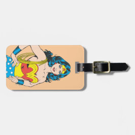 Wonder Woman |  Pose met Lasso Bagagelabel