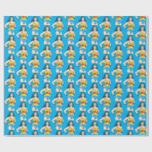 Wonder Woman | Pose met Lasso Cadeaupapier (Vlak)