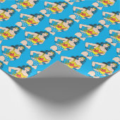 Wonder Woman | Pose met Lasso Cadeaupapier (Hoek)