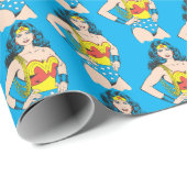 Wonder Woman | Pose met Lasso Cadeaupapier (Rol Hoek)
