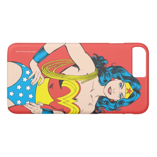 Wonder Woman |  Pose met Lasso Case-Mate iPhone Case (Achterkant (Horizontaal))