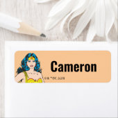 Wonder Woman | Pose met Lasso Etiket (Insitu)