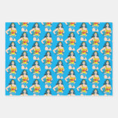 Wonder Woman |  Pose met Lasso Inpakpapier Vel (Voorkant)