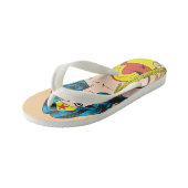 Wonder Woman |  Pose met Lasso Kinder Teenslippers (Schuin)