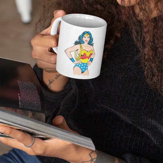 Wonder Woman |  Pose met Lasso Koffiemok