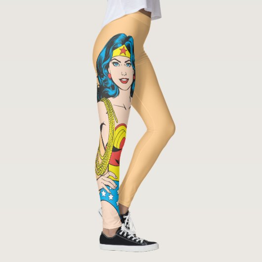 Wonder Woman |  Pose met Lasso Leggings (Rechts)