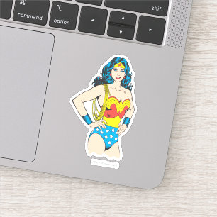 Wonder Woman Pose met Lasso Sticker