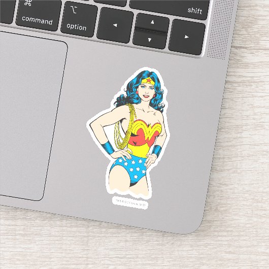Wonder Woman |  Pose met Lasso Sticker (Detail)