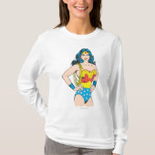 Wonder Woman | Pose met Lasso T-shirt (Voorkant)